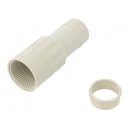 Plastic Plug Housing for PG11 Cable Gland R 15 | Electronic-mag.ro | Componente Electronice