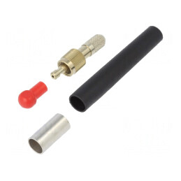Conector: fibră optică; mufă; FSMA; pe cablu; răsucire (clamp)