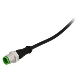 Cablu Conectare M12 3 PIN 5m 250VAC 4A PVC | Electronic-mag.ro | Componente Electronice