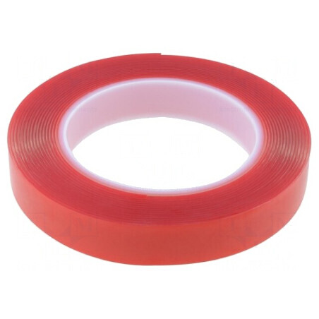 Bandă dublă adezivă acrilică 19mm x 5m | Electronic-mag.ro | Componente Electronice