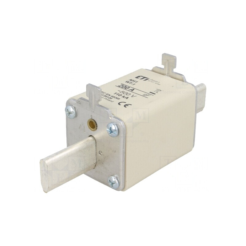 Siguranță ardere rapidă 200A 500VAC NH1 | Electronic-mag.ro | Componente Electronice