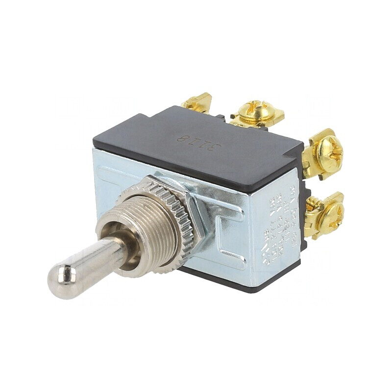 Comutator Basculant DPDT 3 Pozitii ON-OFF-(ON) 21A 14VDC | Electronic-mag.ro | Componente Electronice Comutator Basculant DPDT 3 Pozitii ON-OFF-(ON) 21A 14VDC | Electronic-mag.ro | Componente Electronice