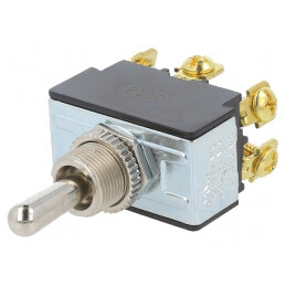 Comutator Basculant DPDT 3 Pozitii ON-OFF-(ON) 21A 14VDC | Electronic-mag.ro | Componente Electronice