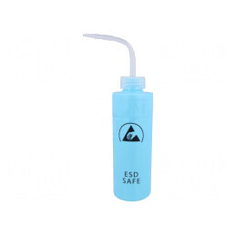 Flacoane de dozare 250ml ESD albastră cu pai | Electronic-mag.ro | Componente Electronice