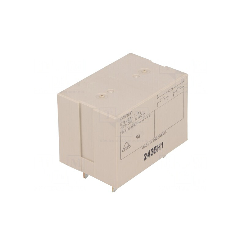 Releu electromagnetic DPST-NO 12VDC Serie G7L-PV PCB | Electronic-mag.ro | Componente Electronice