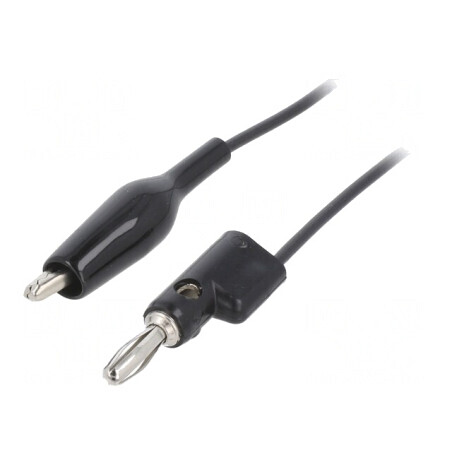 Cablu de măsurare 60VDC 30VAC 5A 0.914m Negru | Electronic-mag.ro | Componente Electronice