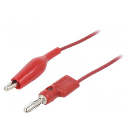 Cablu de măsurare 60VDC 30VAC 5A 0,914m Roșu | Electronic-mag.ro | Componente Electronice