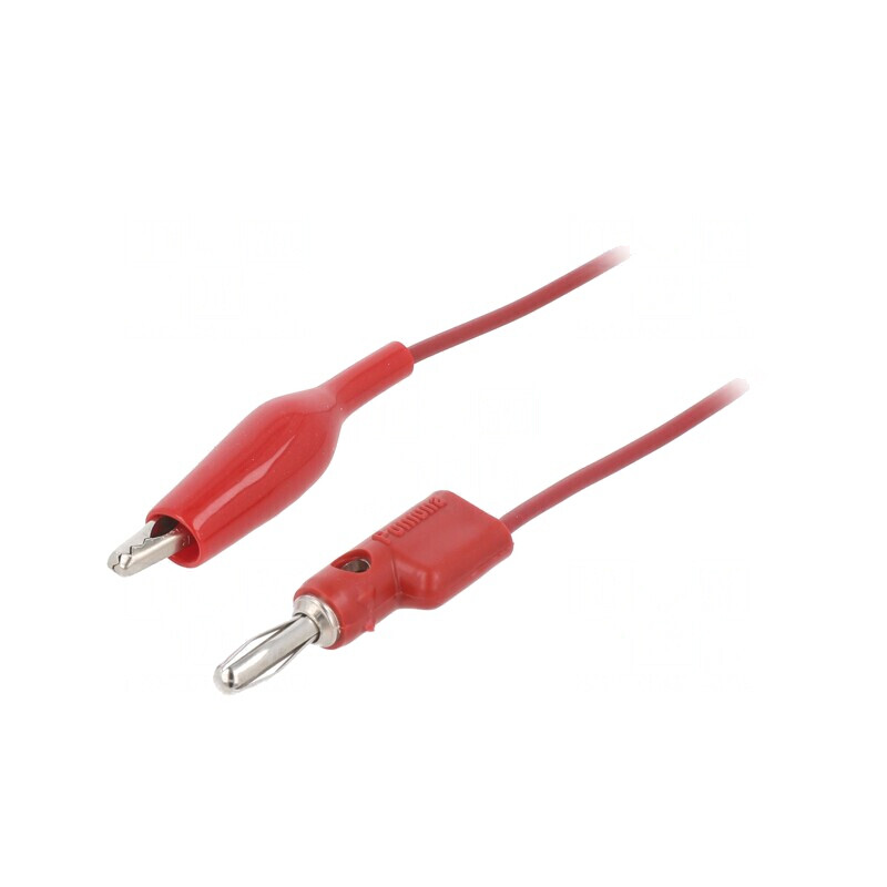 Cablu de măsurare 60VDC 30VAC 5A 0,914m Roșu | Electronic-mag.ro | Componente Electronice