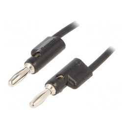 Cablu de măsurare 60VDC 30VAC 15A 1,2m Negru | Electronic-mag.ro | Componente Electronice