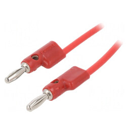 Cablu de măsurare 60VDC 30VAC 15A 1,219m Roșu | Electronic-mag.ro | Componente Electronice