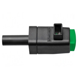 Clemă de laborator verde 300V 16A 29mm | Electronic-mag.ro | Componente Electronice