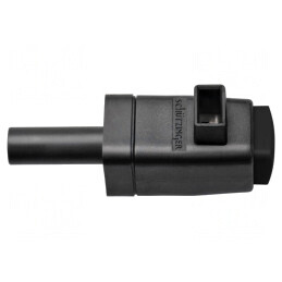 Clemă laborator neagră 300VDC 16A 29mm | Electronic-mag.ro | Componente Electronice