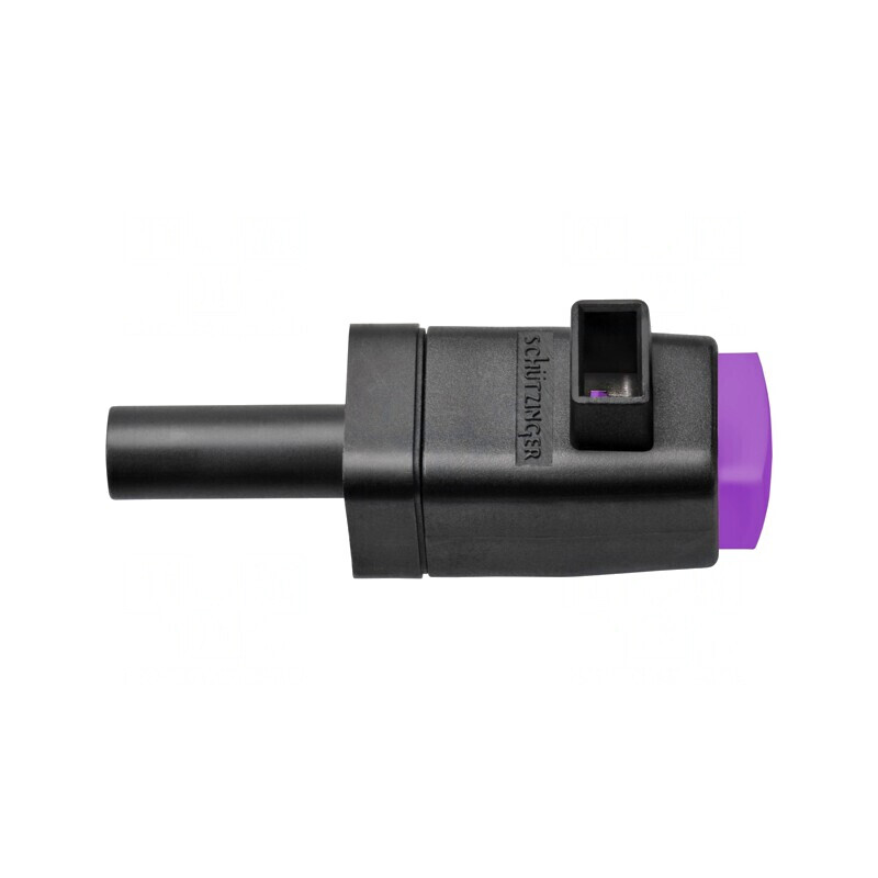 Clemă de laborator purpurie 300VDC 16A nichel | Electronic-mag.ro | Componente Electronice