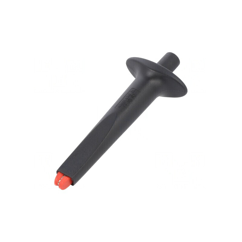 Clips de măsurare crocodil negru 9,2mm | Electronic-mag.ro | Componente Electronice
