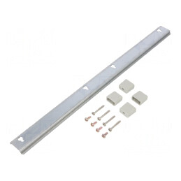 Şină DIN Oțel 35mm x 7,5mm x 406mm pentru Carcase | Electronic-mag.ro | Componente Electronice