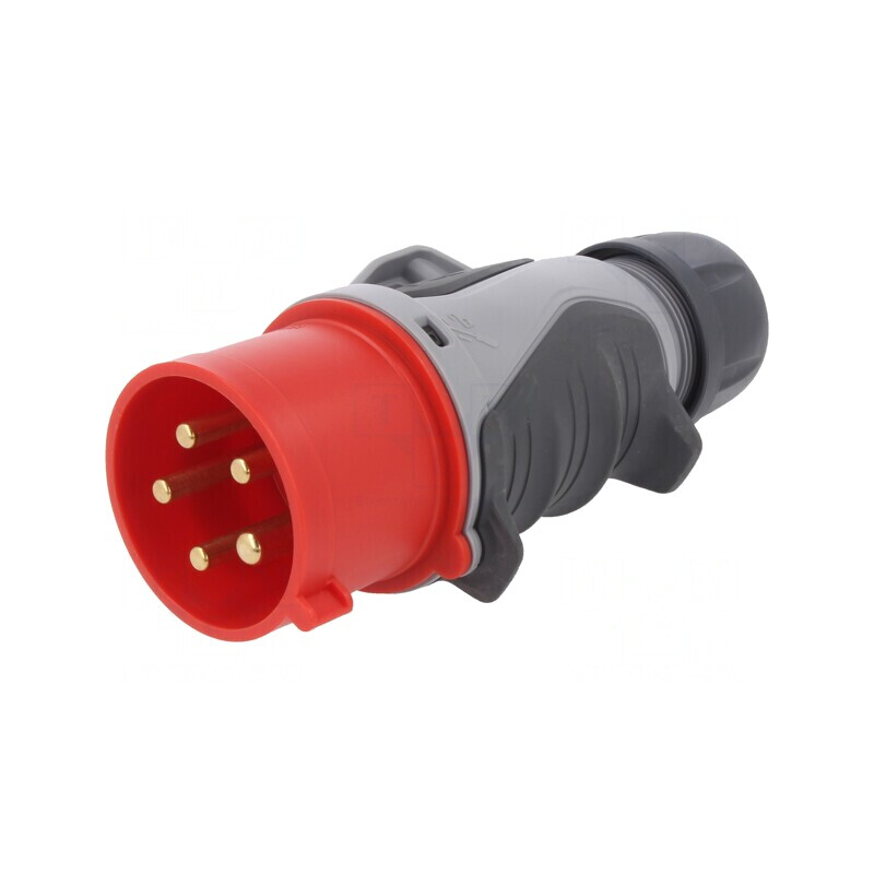 Conector de alimentare trifazat 32A 400V IP44 | Electronic-mag.ro | Componente Electronice