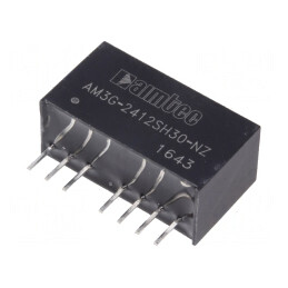 Convertor DC/DC 3W 18-36V la 12V 250mA SIP8 | Electronic-mag.ro | Componente Electronice