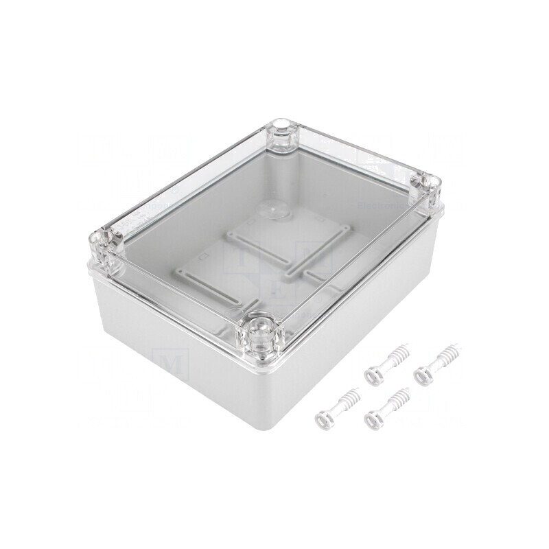 Carcasă universală gri IP65 140x190x70 mm | Electronic-mag.ro | Componente Electronice