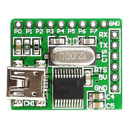 Placă de Expansiune USB UART MCP2200 | Electronic-mag.ro | Componente Electronice