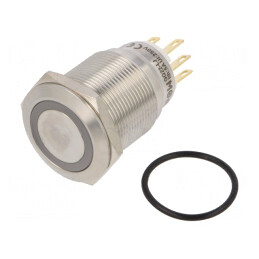 Comutator anti-vandalism SPDT 3A/220VAC 5A/24VDC IP65 | Electronic-mag.ro | Componente Electronice
