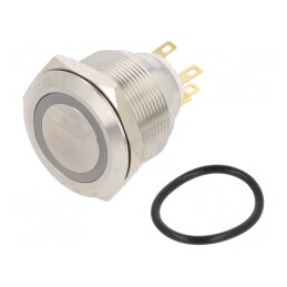Comutator Antivandal SPDT 3A 220V 5A 24V IP65 12V | Electronic-mag.ro | Componente Electronice