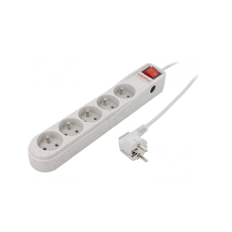 Prelungitor 5 Prize cu Protecție la Supratensiune 10A | Electronic-mag.ro | Componente Electronice Prelungitor 5 Prize cu Protecție la Supratensiune 10A | Electronic-mag.ro | Componente Electronice
