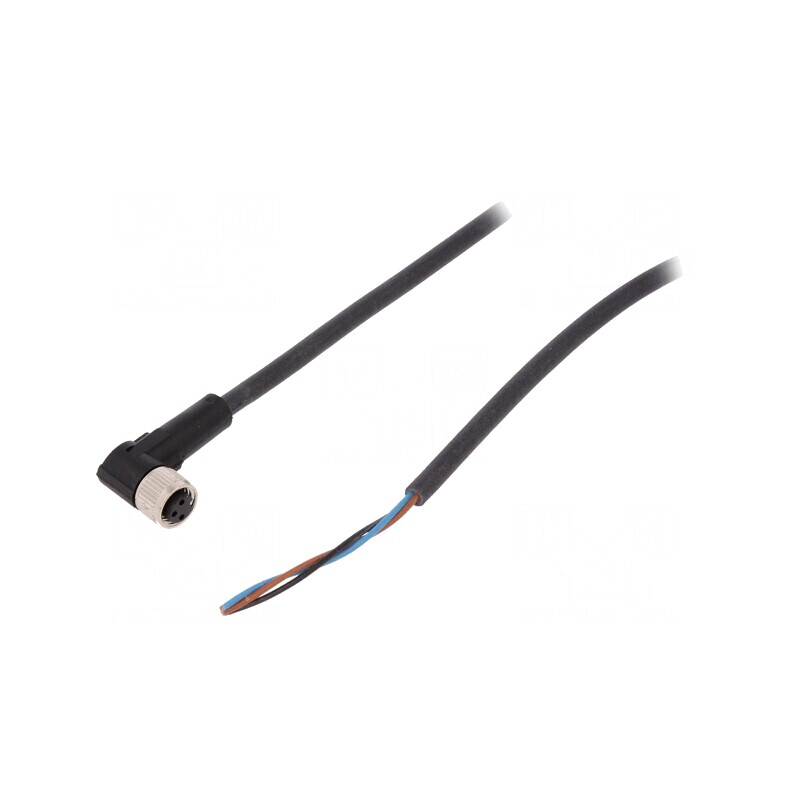 Cablu Conectare M8 3 Pin 2m 60VAC 4A PUR | Electronic-mag.ro | Componente Electronice