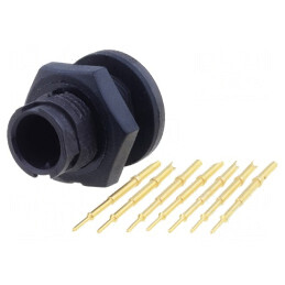 Conector Circular EN2 pentru Montare pe Panou | Electronic-mag.ro | Componente Electronice