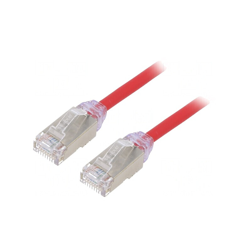 Patch cord F/UTP Cat6a LSZH Roșu 0,5m 28AWG | Electronic-mag.ro | Componente Electronice Patch cord F/UTP Cat6a LSZH Roșu 0,5m 28AWG | Electronic-mag.ro | Componente Electronice