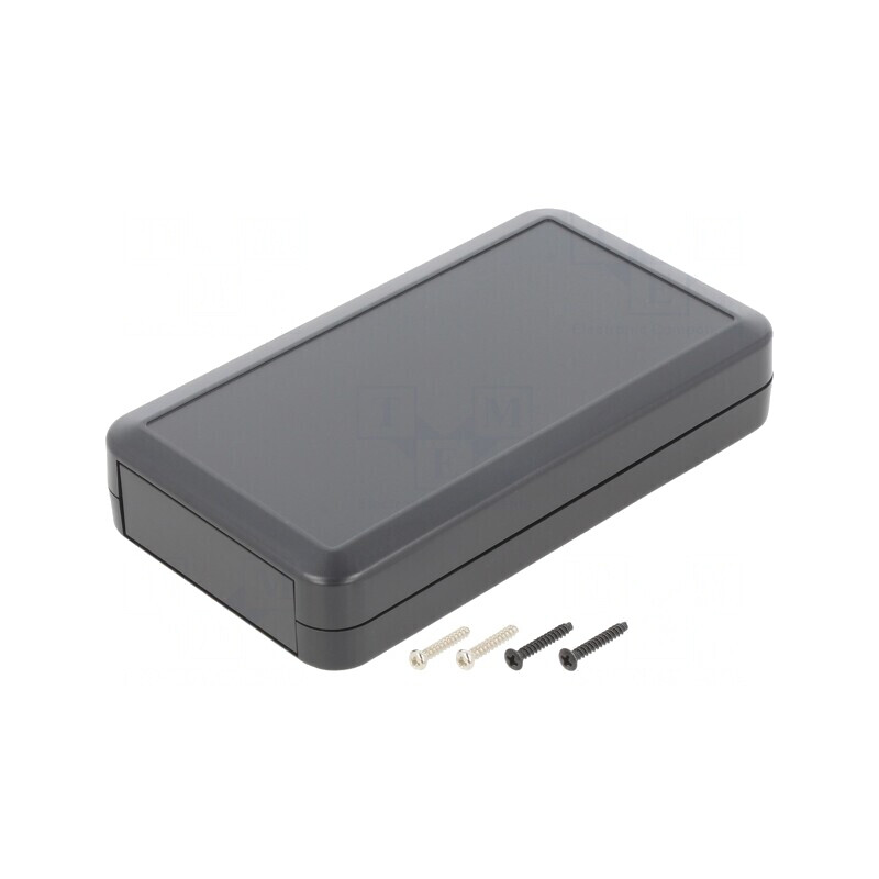 Carcasă Universală LC ABS Gri Închis | Electronic-mag.ro | Componente Electronice