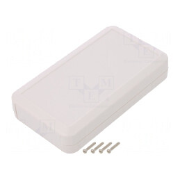 Carcasă Universală Albă IP40 76x27x135mm ABS | Electronic-mag.ro | Componente Electronice