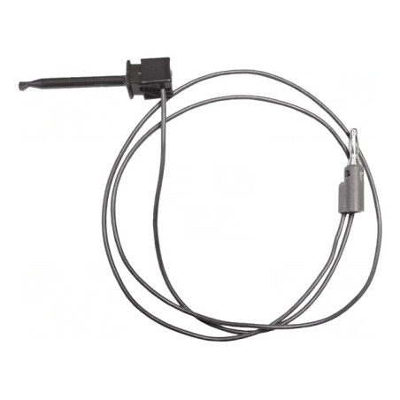 Cabluri de măsurare 5A cu clips și mufă banană 4 mm | Electronic-mag.ro | Componente Electronice