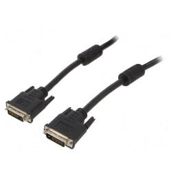 Cablu dual link DVI-D 3m PVC | Electronic-mag.ro | Componente Electronice