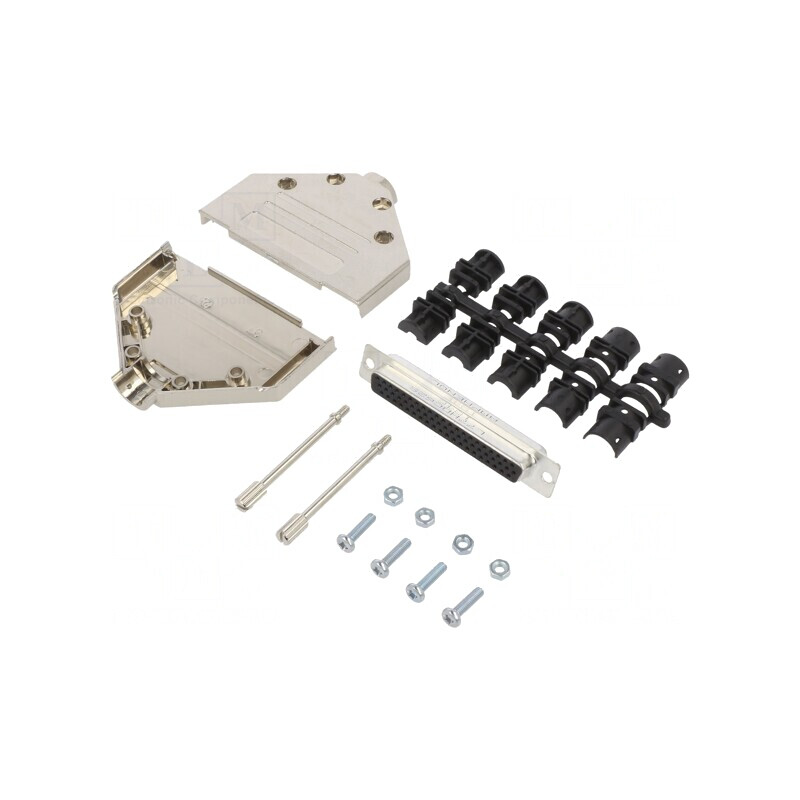 Conector D-Sub HD 62-Pin Mamă Lipire pe Cablu Gold Flash | Electronic-mag.ro | Componente Electronice