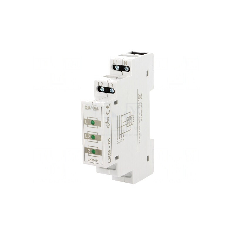Indicator de Tensiune 3x400VAC IP20 pentru Șină DIN | Electronic-mag.ro | Componente Electronice