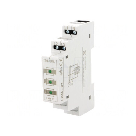 Indicator de Tensiune 3x400VAC IP20 pentru Șină DIN | Electronic-mag.ro | Componente Electronice