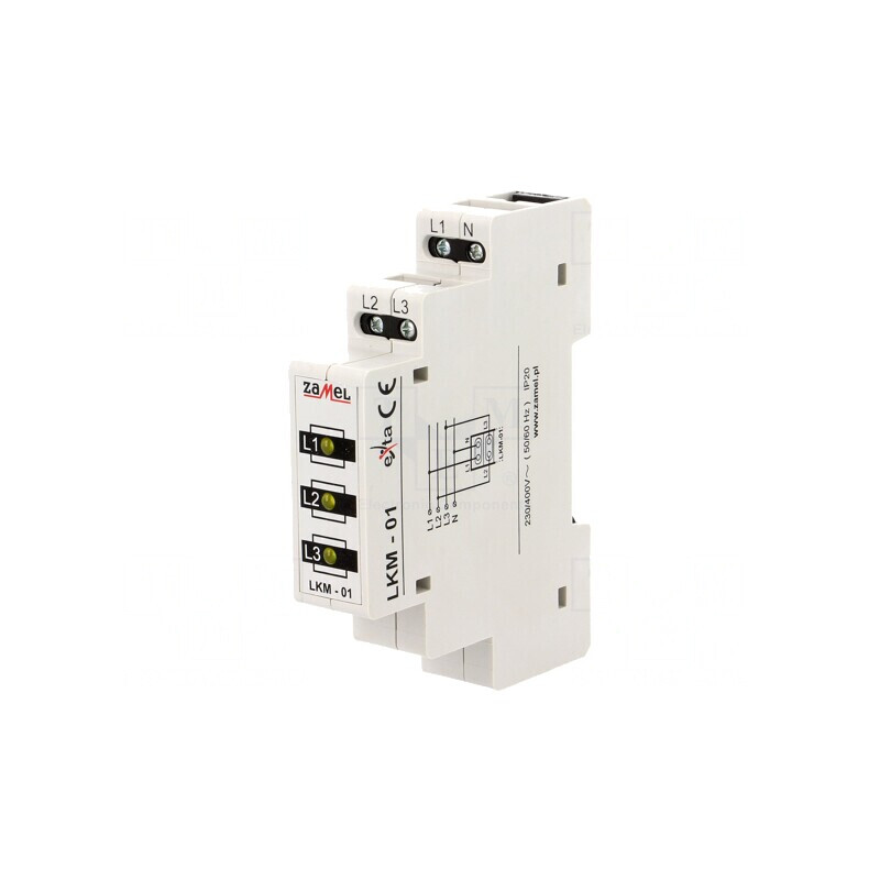 Indicator de Tensiune 3x400VAC IP20 pentru Șină DIN | Electronic-mag.ro | Componente Electronice Indicator de Tensiune 3x400VAC IP20 pentru Șină DIN | Electronic-mag.ro | Componente Electronice