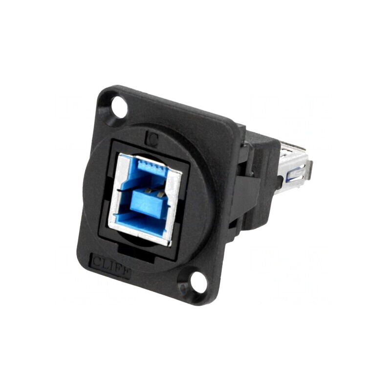 Adaptor USB A la USB B 3.0 Plastic 19x24mm | Electronic-mag.ro | Componente Electronice