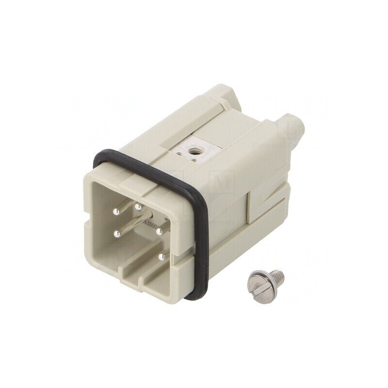 Conector Dreptunghiular 5 PIN Tată 4 PE 1 Drept | Electronic-mag.ro | Componente Electronice