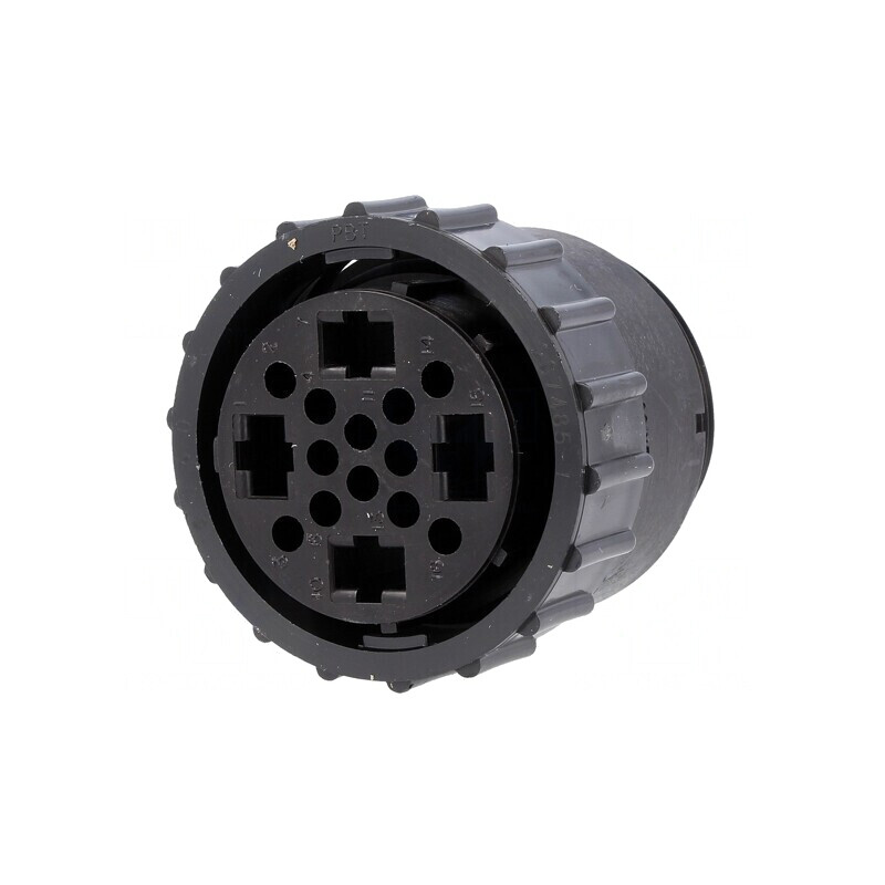 Mufă mamă 16 pini CPC Series 4 fără contacte pe cablu | Electronic-mag.ro | Componente Electronice