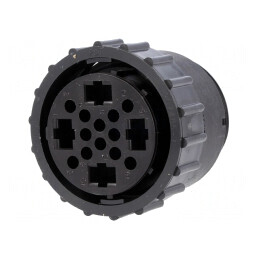 Mufă mamă 16 pini CPC Series 4 fără contacte pe cablu | Electronic-mag.ro | Componente Electronice