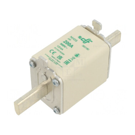 Siguranță NH0S 200A 500VAC | Electronic-mag.ro | Componente Electronice