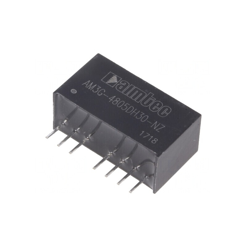 Convertor DC/DC 3W 36-75V la 5V/-5V SIP8 | Electronic-mag.ro | Componente Electronice