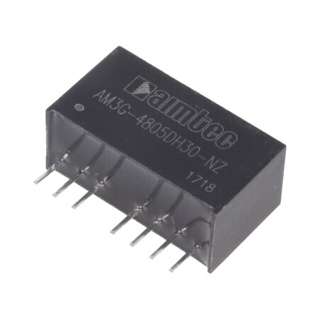 Convertor DC/DC 3W 36-75V la 5V/-5V SIP8 | Electronic-mag.ro | Componente Electronice