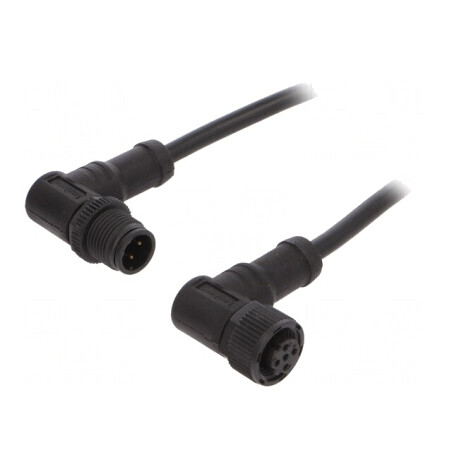 Cablu Senzori Automatizări M12-M12 1m | Electronic-mag.ro | Componente Electronice