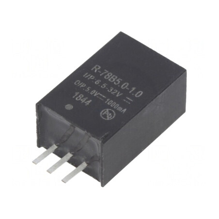 Convertor DC/DC 5W, 6.5-32V la 5V 1A SIP3 PCB | Electronic-mag.ro | Componente Electronice