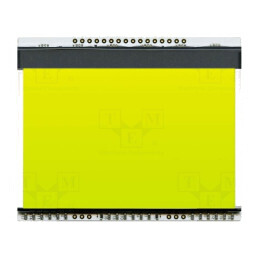 Iluminare de Fundal LED Galben-Verde 78x64mm