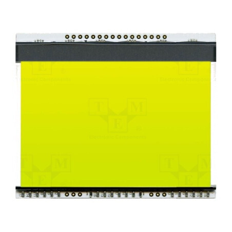 Iluminare de Fundal LED Galben-Verde 78x64mm | Electronic-mag.ro | Componente Electronice