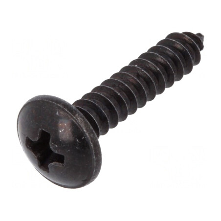 Șurub oțel negru 22mm 100buc 4,2 filet | Electronic-mag.ro | Componente Electronice