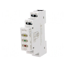 Indicator de Tensiune 3x400VAC IP20 pentru Şină DIN | Electronic-mag.ro | Componente Electronice